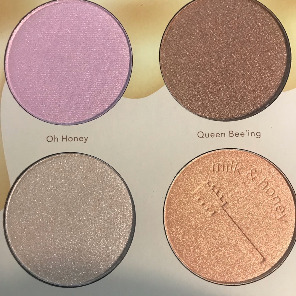 Beauty Bakerie Mil & Honey Highlighter Palette New